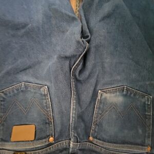 Lot Of 2.Wrangler Original Blue Jeans. Servicable Or Chores.
